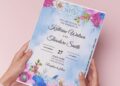 (Easily Edit PDF Invitation) Whimsical Ranunculus Wedding Invitation