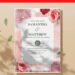 (Easily Edit PDF Invitation) Eclectic Watercolor Rose Wedding Invitation I