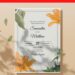 (Easily Edit PDF Invitation) Tropical Asiatic Lily Wedding Invitation