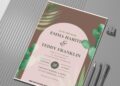 (Easily Edit PDF Invitation) Boho Eucalyptus Wedding Invitation