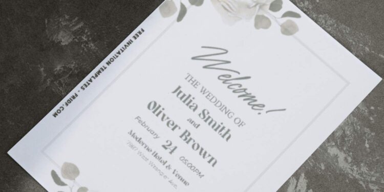(Easily Edit PDF Invitation) Garden Rose Frame Wedding Invitation