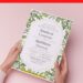 (Easily Edit PDF Invitation) Botanical Foliage Wedding Invitation