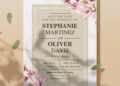 (Easily Edit PDF Invitation) Pristine Magnolia Wedding Invitation