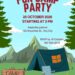 FREE Canva Invitation - Camping Site Party Birthday Invitation Templates