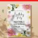 (Easily Edit PDF Invitation) Delightful Floral Wedding Invitation