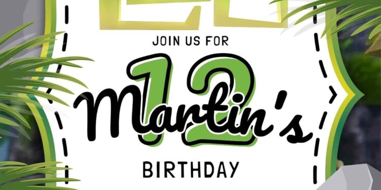 Free Editable Leo Birthday Invitations