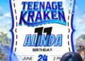 Free Ruby Gillman: Teenage Kraken Birthday Invitations