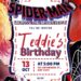 FREE Editable Spider-Man: Across the Spider-Verse Birthday Invitations