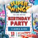 FREE Editable Super Wings Movie Birthday Invitations