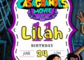 Free Downloadable Casagrandes Movie Birthday Invitations