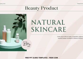 (Free Canva Template) Artistic Skin Care & Cosmetic Industry PPT Slides Templates