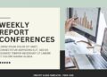 (Free Canva Template) Weekly Report PPT Slides Templates