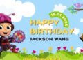 (Free Canva Template) Adorable & Colorful Beat Bugs Birthday Banner Templates