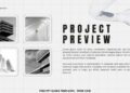 (Free Canva Template) Black & White Portfolio PPT Slides Templates