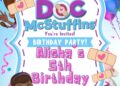 FREE Editable Doc McStuffins Birthday Invitations