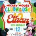 FREE Editable Mickey Mouse Clubhouse Birthday Invitations