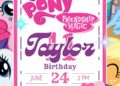 FREE Editable My Little Pony Birthday Invitations