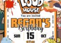 FREE Editable The Loud House Birthday Invitations