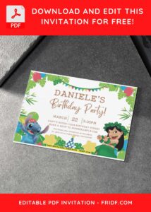 Greenery Border Invitation