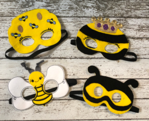 DIY Bee Party Mask