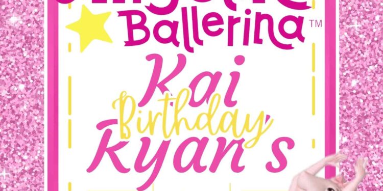 FREE Editable Angelina Ballerina Birthday Invitations