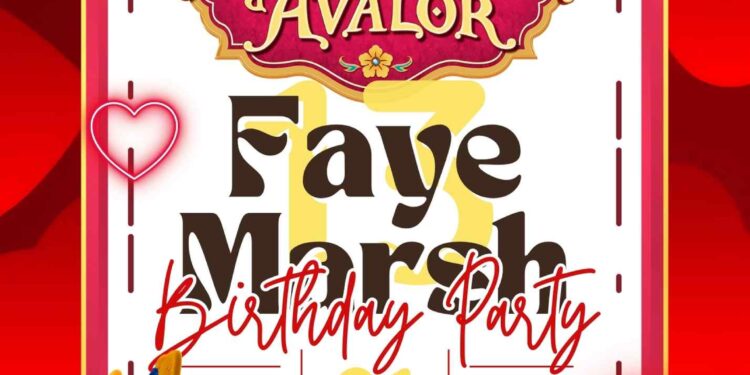 FREE Editable Elena of Avalor Birthday Invitations