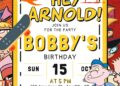 FREE Editable Hey Arnold! Birthday Invitations