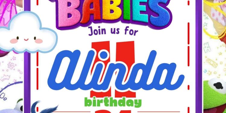 FREE Editable Muppet Babies Birthday Invitations