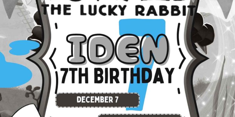 FREE Editable Oswald Birthday Invitations