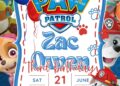 FREE Editable Paw Patrol Birthday Invitations