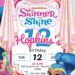 FREE Editable Shimmer and Shine Birthday Invitations