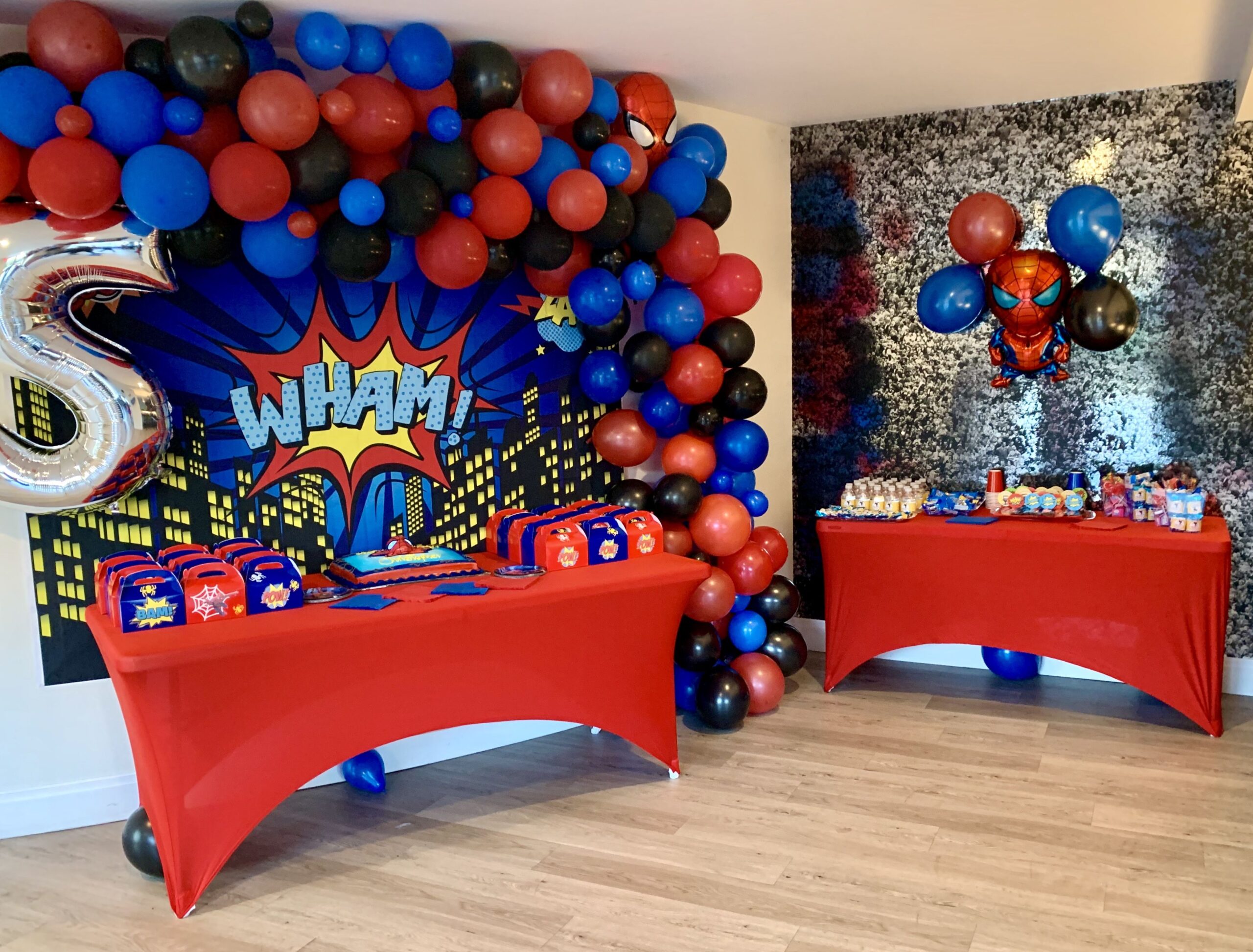 Spiderman Birthday Decor