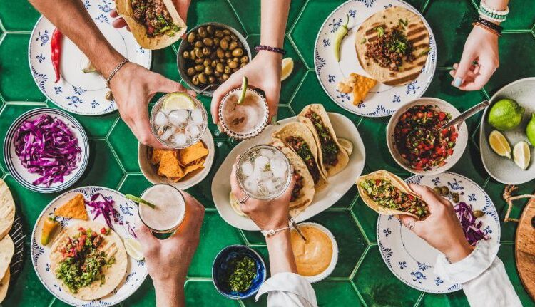 Boho Party Meals With Tacos