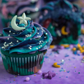 Galaxy Swirl Cupcake Ideas