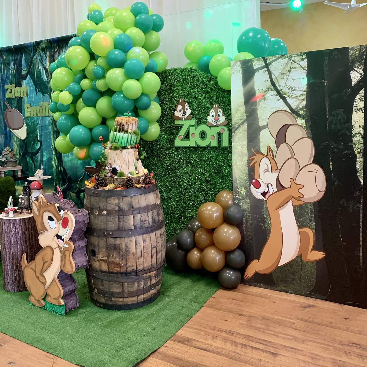 chip and dale birthday party