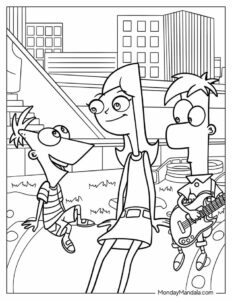 phineas and ferb and sister