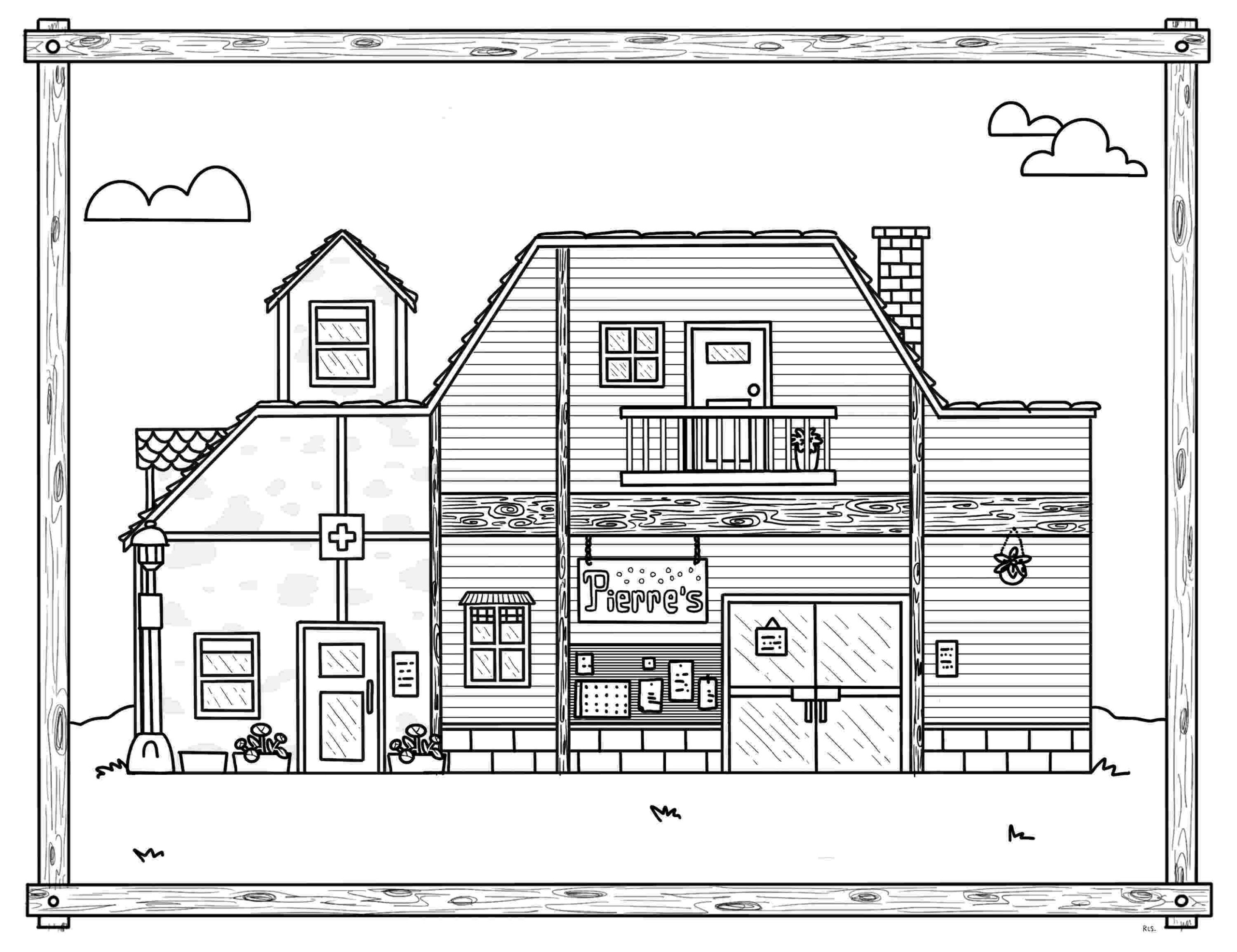 Stardew Valley Coloring Pages Templates