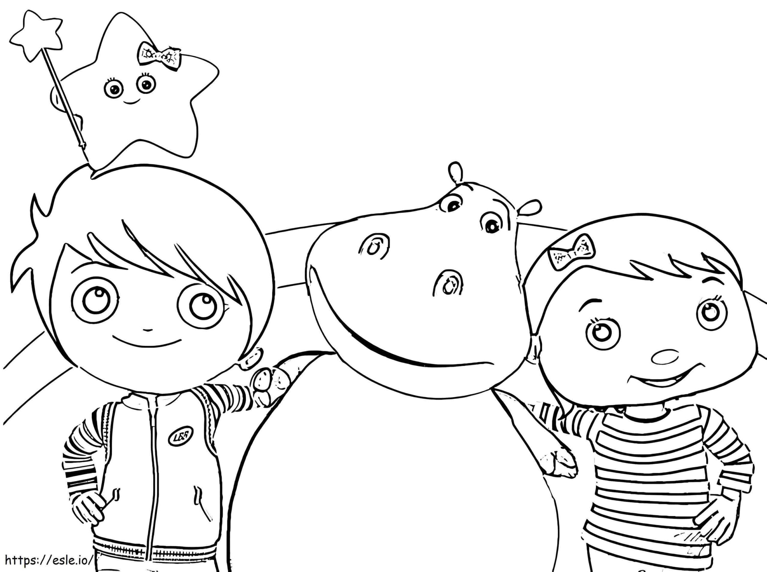 Little Baby Bum Coloring Pages Template