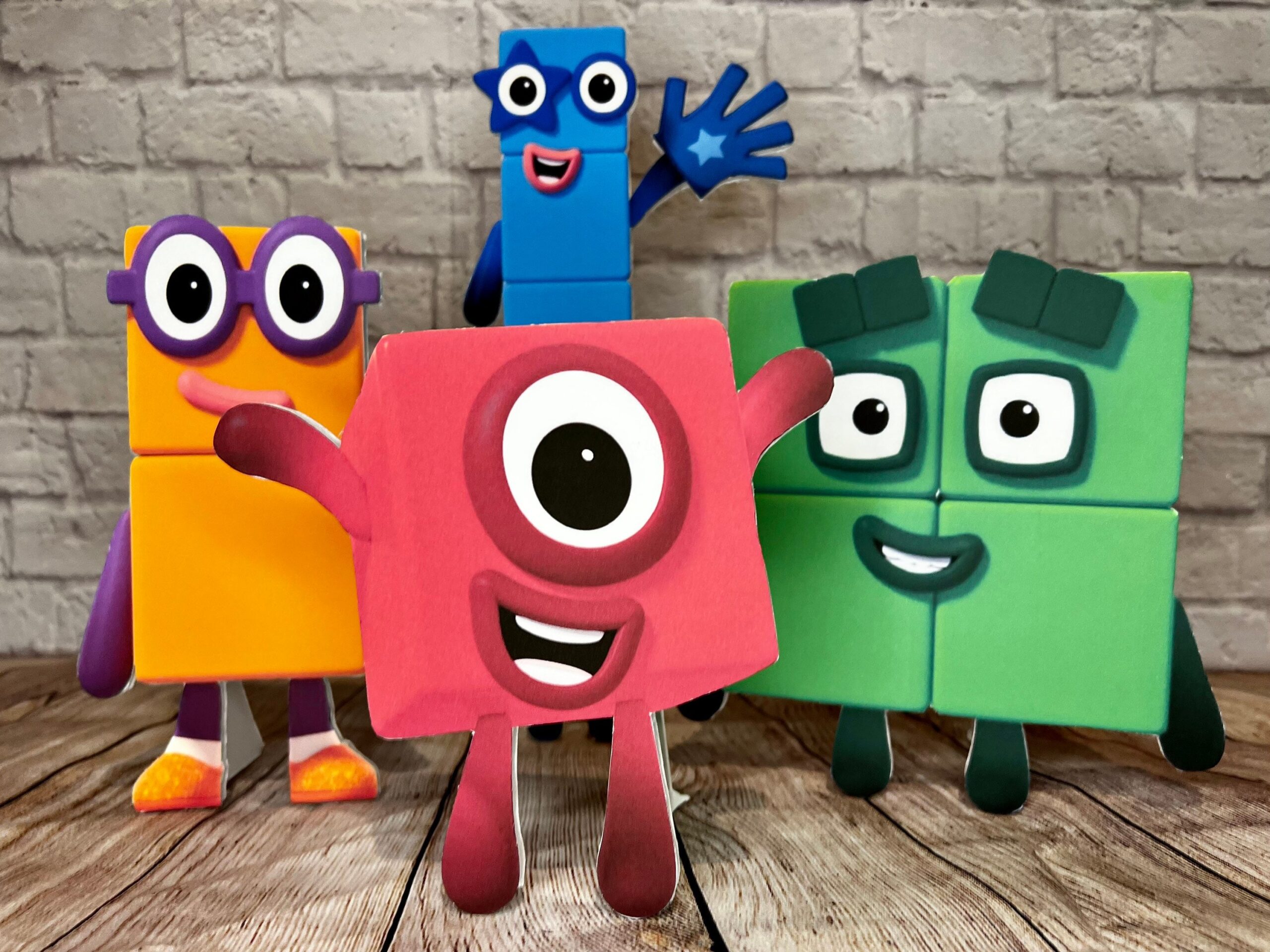 DIY Cardboard Numberblocks Standing Character Cutout