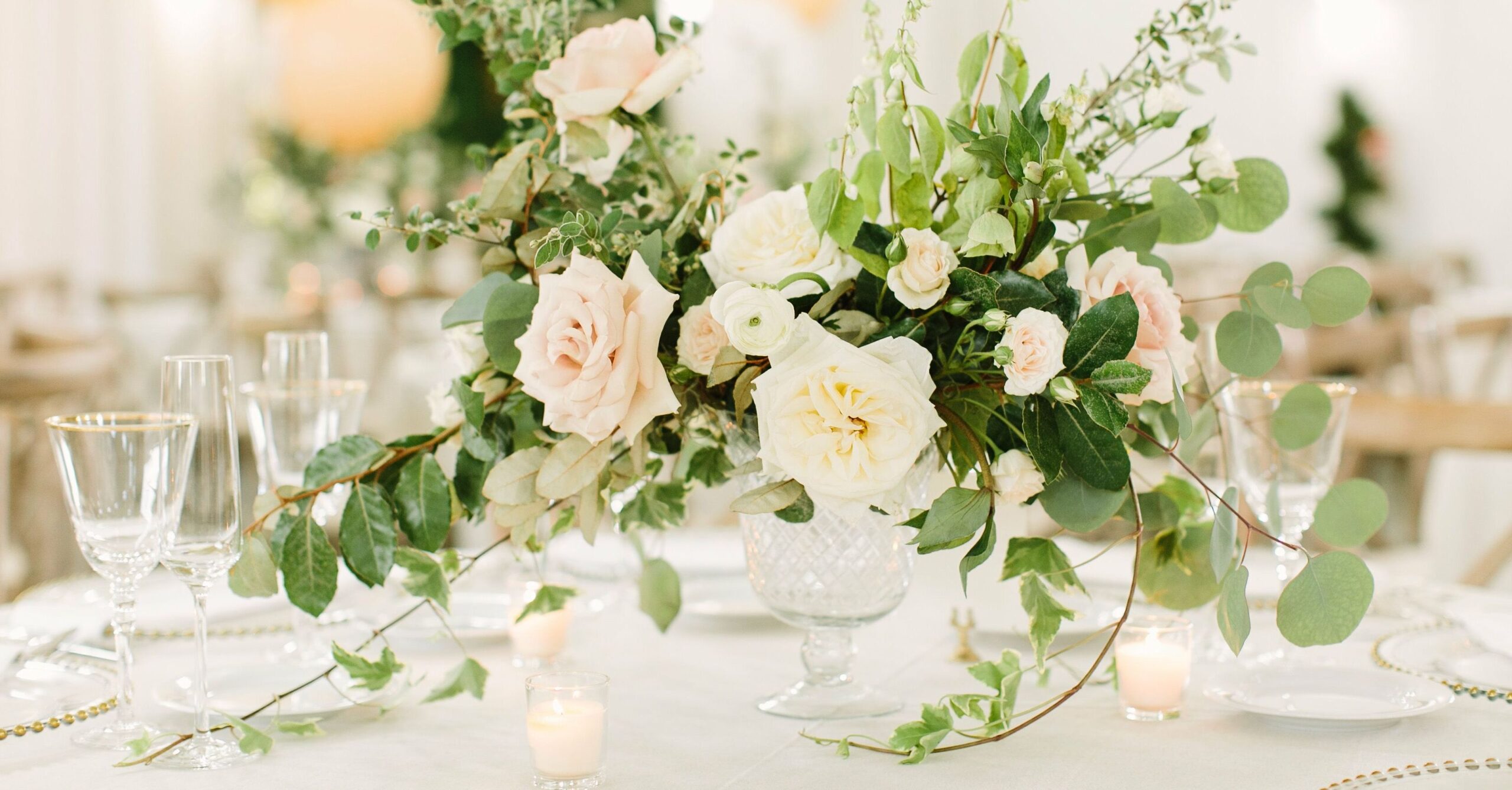 Greenery Centerpieces