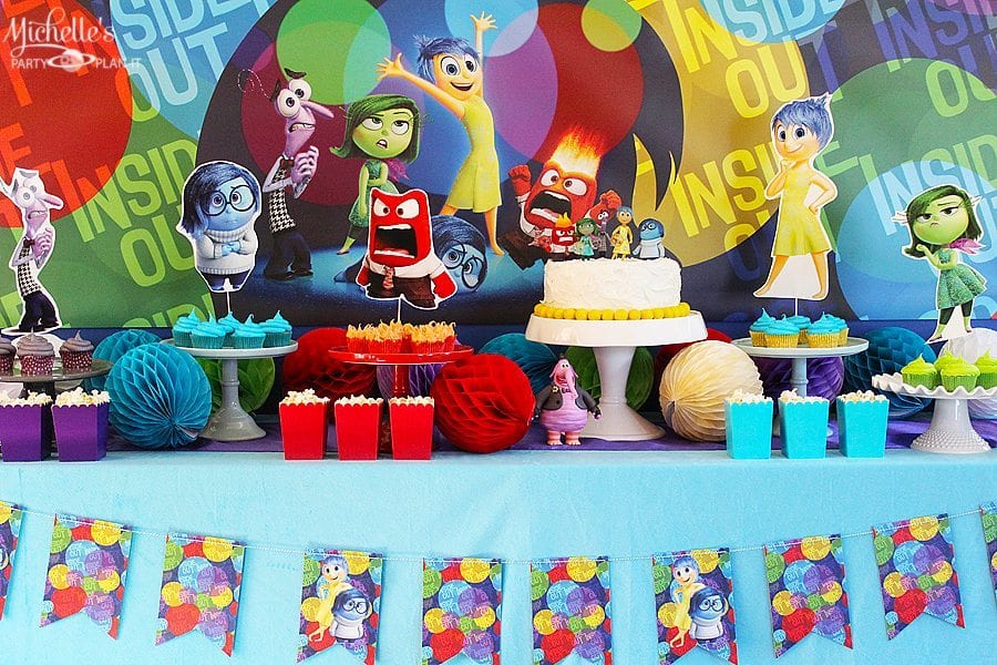 Inside Out Birthday Party Planner 