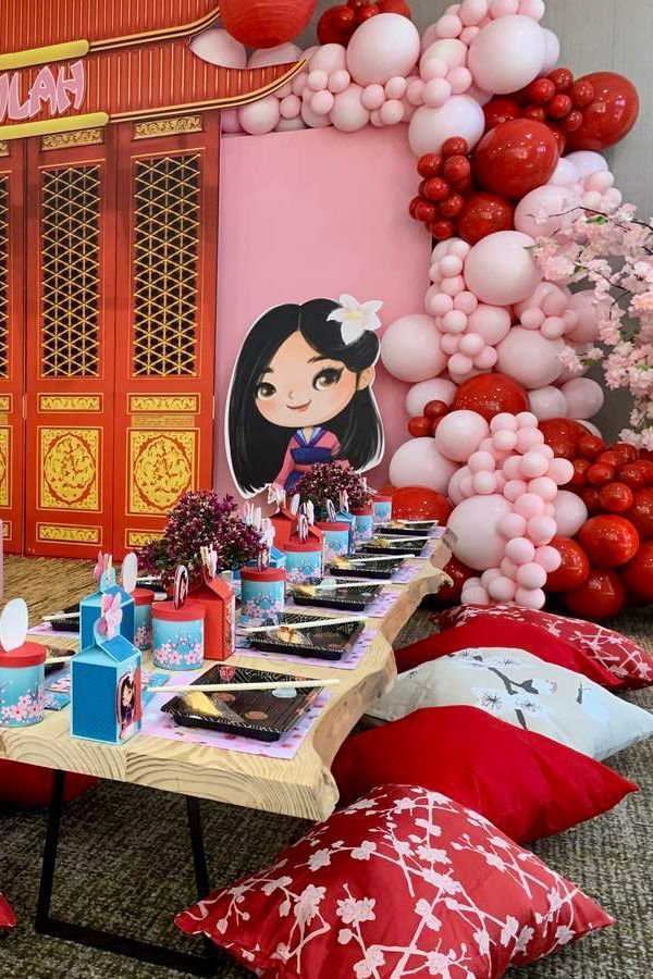 Mulan Birthday Party Planner 