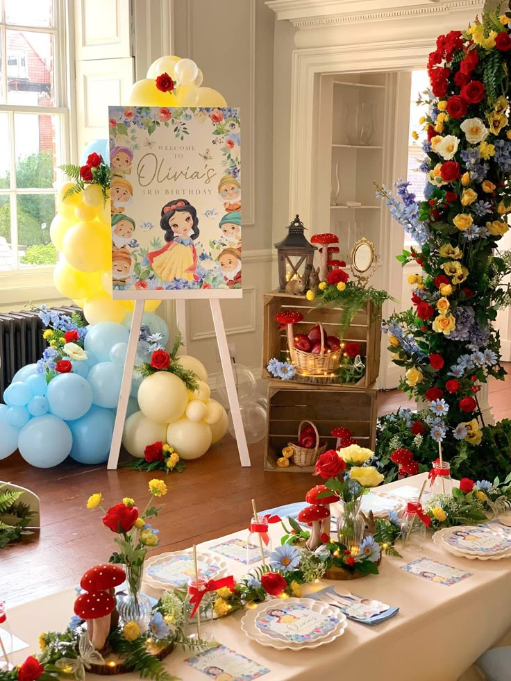 Snow White Birthday Party Planner 3