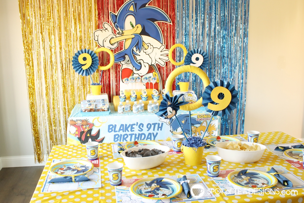 Sonic the Hedgehog Birthday Party Planner