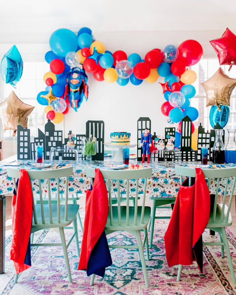 Superman Birthday Party Planner