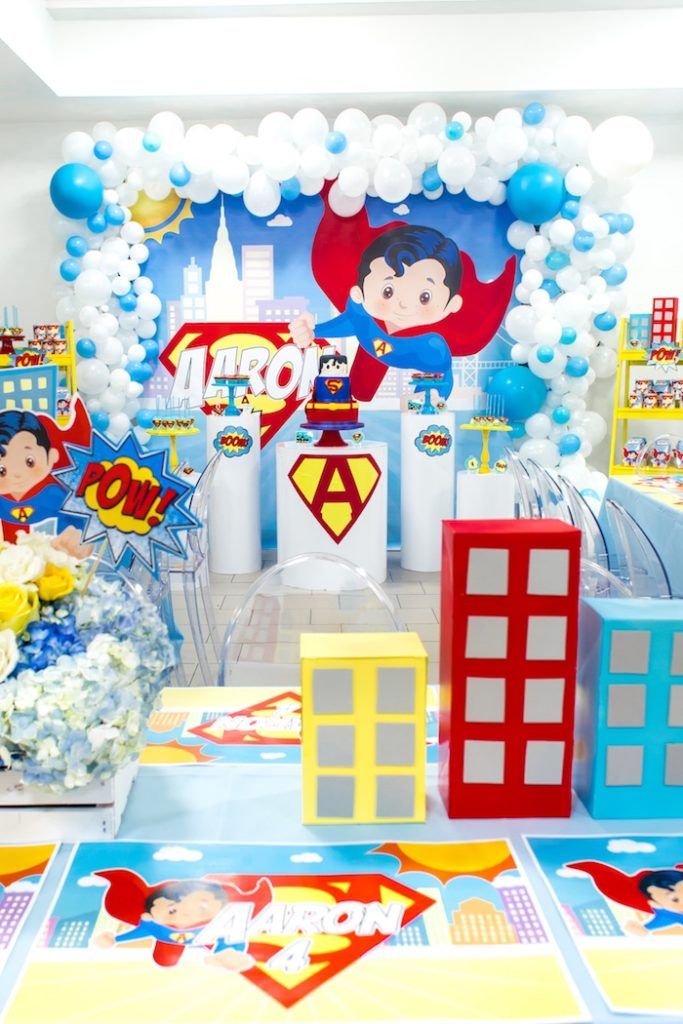 Superman Birthday Party Planner