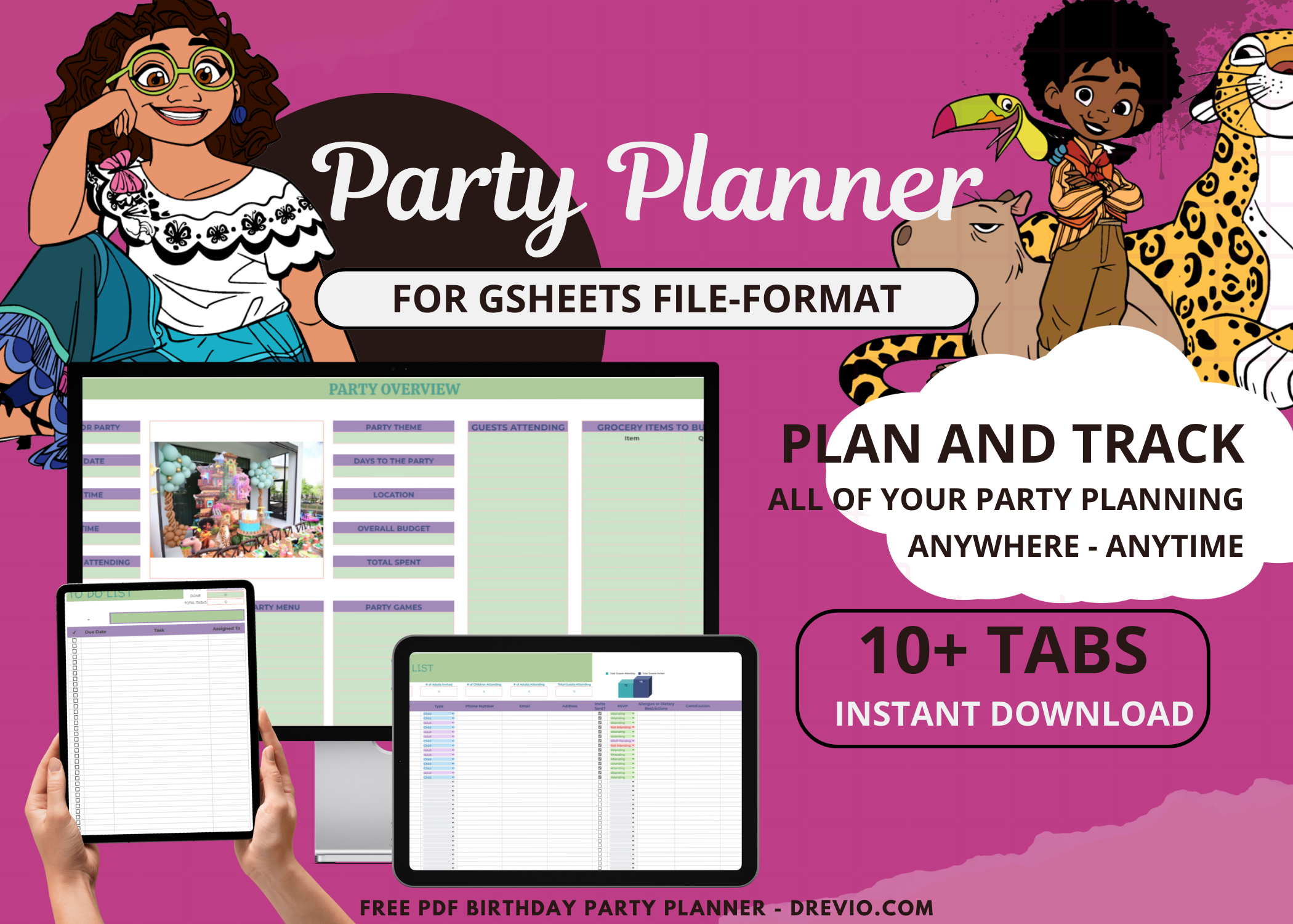 Encanto Birthday Party Planner