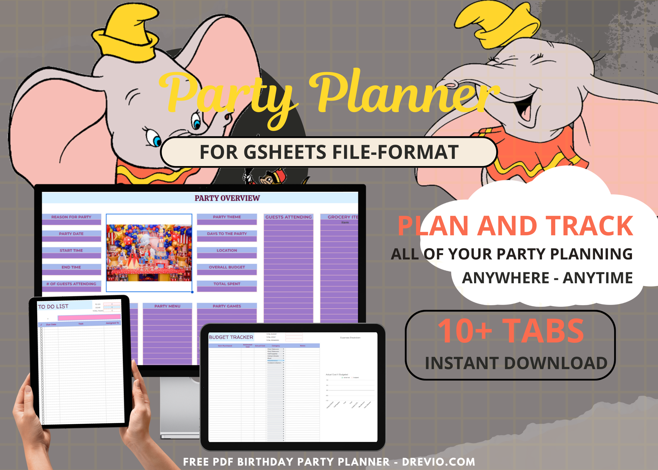 Dumbo Birthday Party Planner