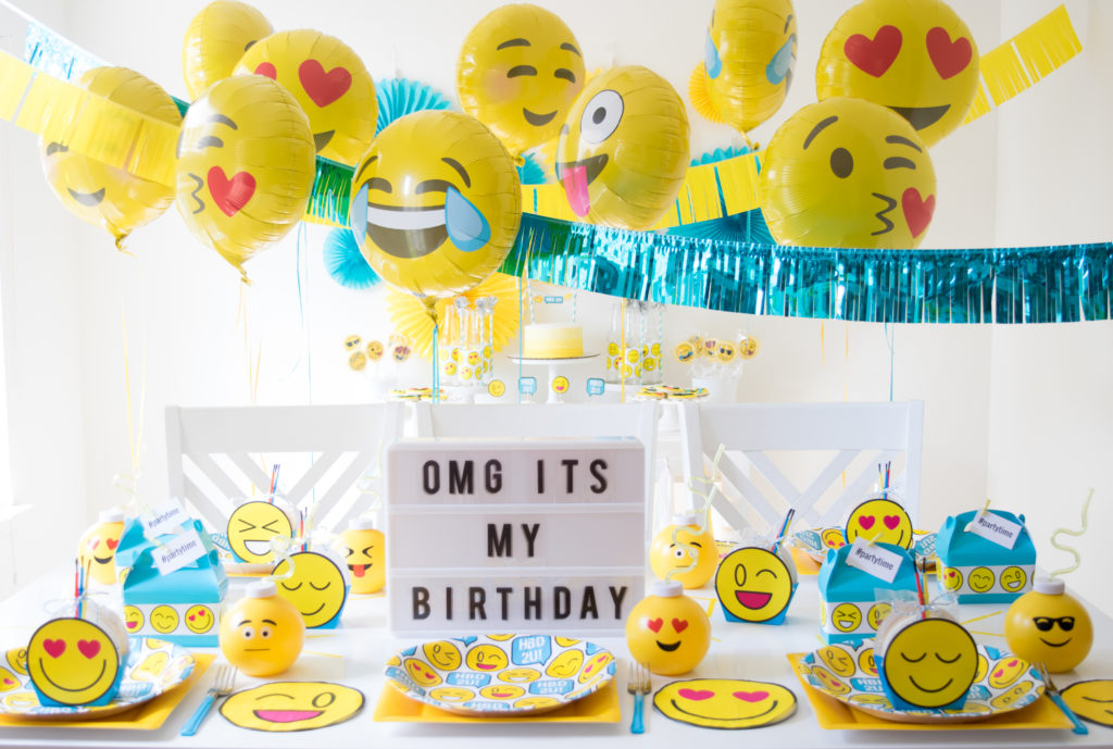 Emoji Birthday Party Planner