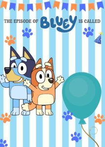 FREE Editable Canva - 10+ Festive Bluey Birthday Invitation Templates